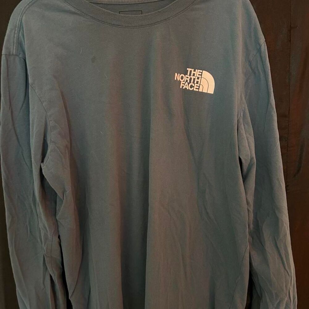 The-north-face Men's Blue and Green T-shirt